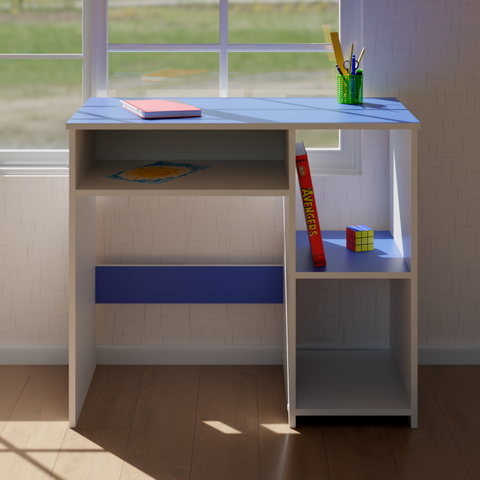 Escritorio Infantil Azul – Armado y Listo para Usar