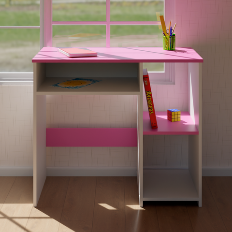 Escritorio Infantil Fucsia – Armado y Listo para Usar
