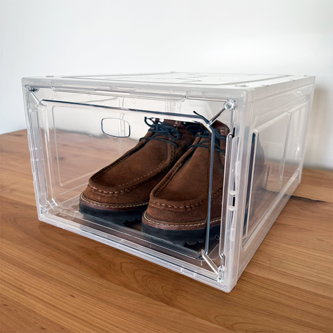 Caja Organizadora de Zapatillas | Puerta Magnética Transparente