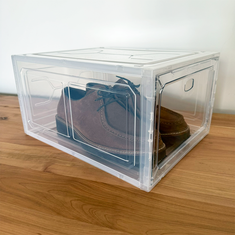 Caja Organizadora de Zapatillas | Puerta Magnética Transparente