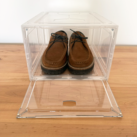 Caja Organizadora de Zapatillas | Puerta Magnética Transparente