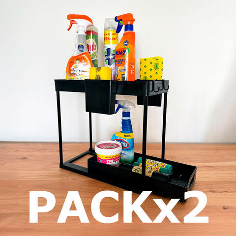 Pack x2 Organizadores Multiuso XL – Bajo Lavaplatos