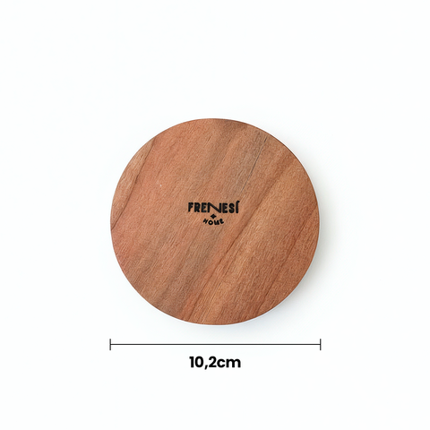 Set de 4 Posavasos de Maderas Nobles | Hechos a Mano