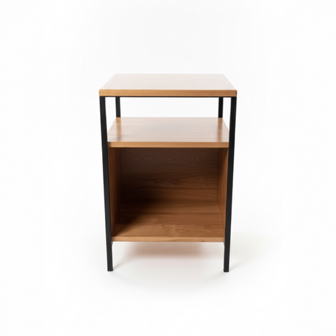 Rack para Vinilos y Tornamesa - Poder y Elegancia en Roble