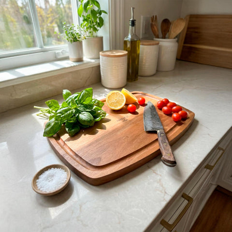 Tabla de Picar Gourmet - Roble Nativo Macizo