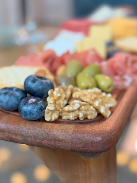 Tabla de picoteo de maderas nativas